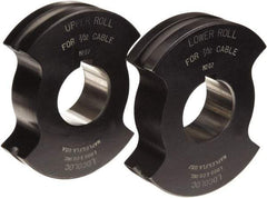 Loos & Co. - 3/16" Straight Shank Terminal Roll Die - Metal/Black - Exact Tool & Supply