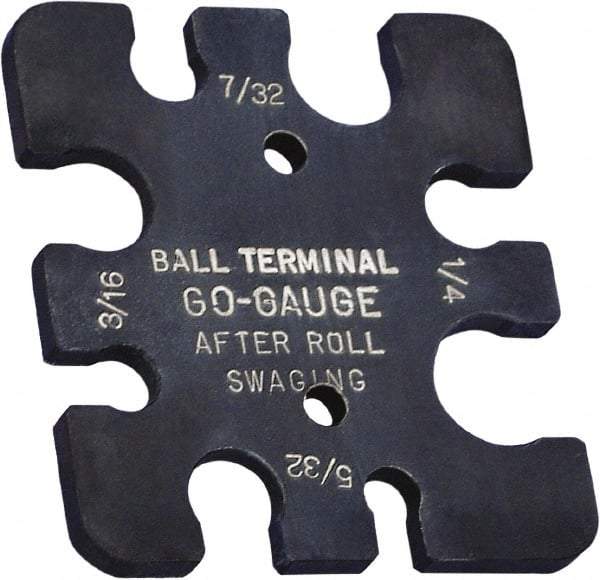 Loos & Co. - 5/32 to 1/4 Inch Range, Wire and Sheet Metal Gage - Use with Ball Terminals - Exact Tool & Supply