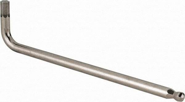 Beta - 6mm Hex, Long Arm, Ball End Hex Key - 6" OAL, Stainless Steel, Metric System of Measurement - Exact Tool & Supply