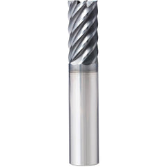 Supermill - Square End Mills; Mill Diameter (Inch): 1 ; Mill Diameter (Decimal Inch): 1.0000 ; Number of Flutes: 7 ; Length of Cut (Inch): 2-1/4 ; Length of Cut (Decimal Inch): 2.2500 ; Material: Solid Carbide - Exact Tool & Supply