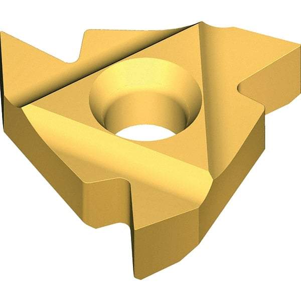 Vargus - 4IL Internal Left Hand ISO Laydown Threading Insert - Grade VM7, Multi-Layer Coated Carbide - Exact Tool & Supply