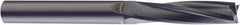 SGS - 10mm, 28mm LOC, 10mm Shank Diam, 63mm OAL, 4 Flute, Solid Carbide Square End Mill - Single End, Diamond Finish, Spiral Flute, Variable° Helix, Centercutting, Right Hand Cut, Right Hand Flute, Series 27M - Exact Tool & Supply