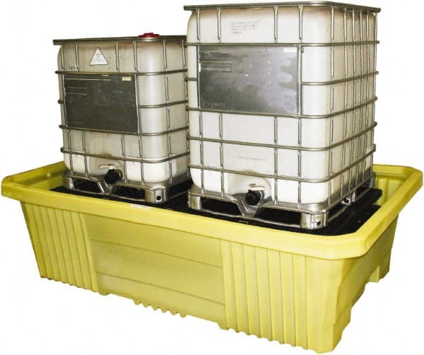 Enpac - IBC Sumps, Platforms & Decks Type: IBC Pallet Number of Totes: 2 - Exact Tool & Supply