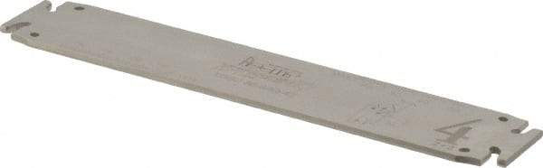 Iscar - 1.38" Blade Height, 0.98" Blade Width, 7.087" OAL, Neutral Cut, Double End Indexable Cut-Off Blade - TGSU Blade, Tang-GripIQ Series - Exact Tool & Supply