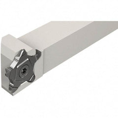 Iscar - External Thread, 0.5mm Min Groove Width, 120mm OAL, Left Hand Indexable Grooving Cutoff Toolholder - 12mm Shank Height x 12mm Shank Width, PENTA 24N Insert Style, PCH Toolholder Style, Series PentaCut - Exact Tool & Supply