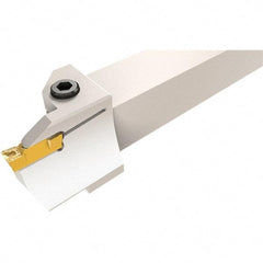 Iscar - HFH, External, Right Hand, 32mm Max Depth of Cut, 6mm Max Groove Width, Indexable Grooving Tool Holder - GRIP, HFPR Insert Compatibility, 25mm Shank Height, 25mm Shank Width, 150mm OAL - Exact Tool & Supply