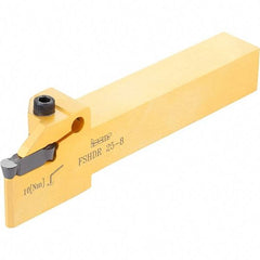 Iscar - FSHD, External, Right Hand, 21mm Max Depth of Cut, 6mm Max Groove Width, Indexable Grooving Tool Holder - FSPA 6.00-3.00 Insert Compatibility, 25mm Shank Height, 25mm Shank Width, 150mm OAL - Exact Tool & Supply
