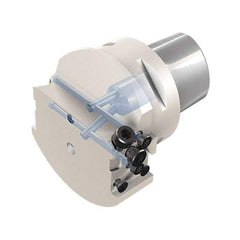 Iscar - MAH, External, Right Hand, Indexable Grooving Tool Holder - 25mm Shank Height, 25mm Shank Width, 130mm OAL, Through Coolant - Exact Tool & Supply