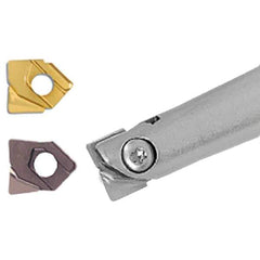 Iscar - 12mm Cut Diam, 12mm Shank Diam, 120mm OAL, Indexable Square Shoulder End Mill - H.. QF Inserts, Cylindrical Shank, Series BallPlus - Exact Tool & Supply