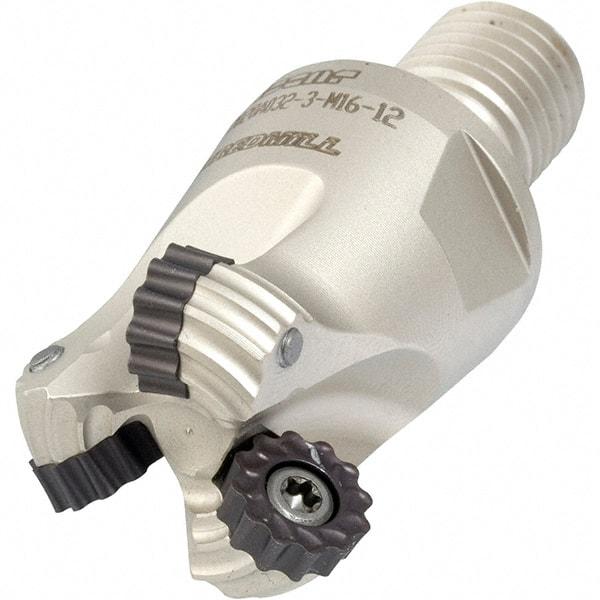 Iscar - 40mm Cutting Diam, 6mm Max Depth of Cut, Modular Connection Indexable Copy End Mill - 4 Inserts, RCMT/RCCT-MO, RCMT/RCMW/RCCW-FW, RCMW/RCCW-MO Insert, ERW-M Toolholder, Through Coolant - Exact Tool & Supply
