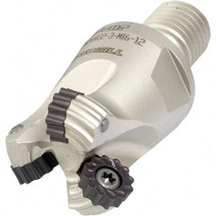 Iscar - 40mm Cutting Diam, 6mm Max Depth of Cut, Modular Connection Indexable Copy End Mill - 4 Inserts, RCMT/RCCT-MO, RCMT/RCMW/RCCW-FW, RCMW/RCCW-MO Insert, ERW-M Toolholder, Through Coolant - Exact Tool & Supply