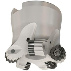 Iscar - 40.01mm Cut Diam, 5mm Max Depth, 16mm Arbor Hole, 5 Inserts, RC.. 1.., RC.. 2.. Insert Style, Indexable Copy Face Mill - FRW Cutter Style, 35mm High, Through Coolant, Series MillShred - Exact Tool & Supply