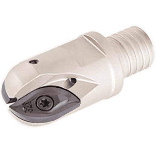 Iscar - 25mm Cut Diam, 20mm Max Depth of Cut, 57mm OAL, Indexable Ball Nose End Mill - 40mm Head Length, T15 Modular Connection, BCM-MM Toolholder, BCR Insert - Exact Tool & Supply