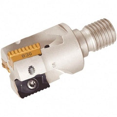 Iscar - T08 Connection to Tip, T08 Connection to Shank, Milling Tip Insert Threaded Extension - 25mm Extension Length, 11.5mm Max Diameter, Multimaster Series - Exact Tool & Supply