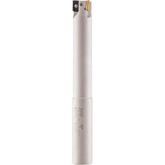 Iscar - 1-1/2" Cut Diam, 0.708" Max Depth of Cut, 1-1/2" Shank Diam, 10" OAL, Indexable Square Shoulder End Mill - P290 AC.T 1806.. Inserts, Weldon Shank, 0° Lead Angle, Through Coolant, Series MillShred - Exact Tool & Supply