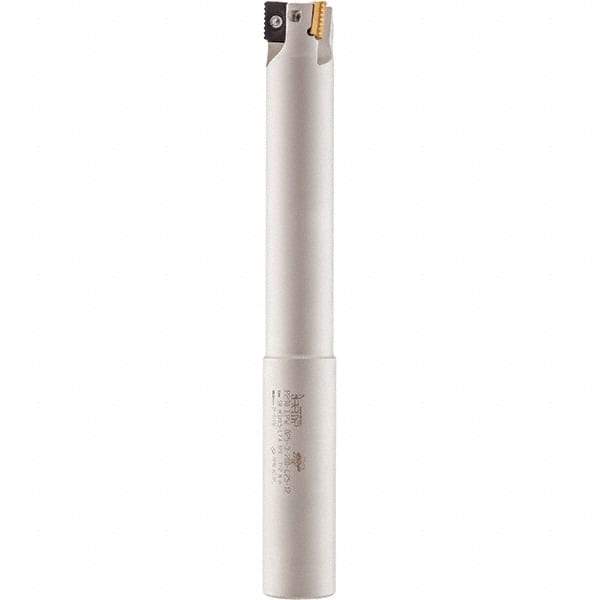 Iscar - 1-1/2" Cut Diam, 0.708" Max Depth of Cut, 1-1/4" Shank Diam, 8" OAL, Indexable Square Shoulder End Mill - P290 AC.T 1806.. Inserts, Weldon Shank, 0° Lead Angle, Through Coolant, Series MillShred - Exact Tool & Supply