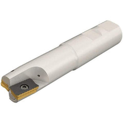 Iscar - 40mm Cut Diam, 18mm Max Depth of Cut, 32mm Shank Diam, 200mm OAL, Indexable Square Shoulder End Mill - P290 AC.T 1806.. Inserts, Cylindrical Shank, 0° Lead Angle, Through Coolant, Series MillShred - Exact Tool & Supply