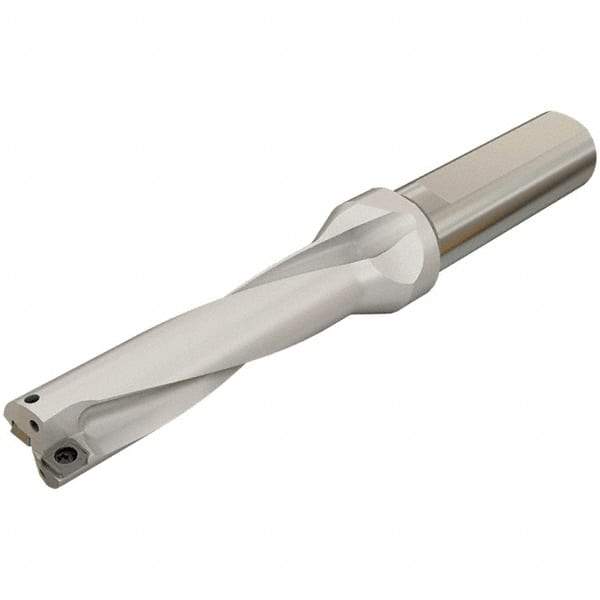 Iscar - 184mm Max Drill Depth, 4xD, 46mm Diam, Indexable Insert Drill - 40mm Shank Diam, Whistle Notch Shank - Exact Tool & Supply