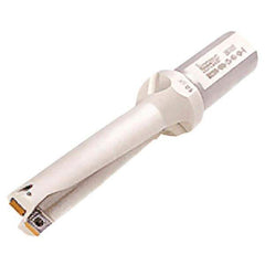 Iscar - 56mm Max Drill Depth, 4xD, 14mm Diam, Indexable Insert Drill - 2 Inserts, 20mm Shank Diam, Straight Shank - Exact Tool & Supply