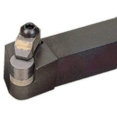 Iscar - CRGN, Left Hand Cut, 25mm Shank Height x 25mm Shank Width, Negative Rake Indexable Turning Toolholder - 150mm OAL, RNGN Insert Compatibility, Series Isoturn - Exact Tool & Supply