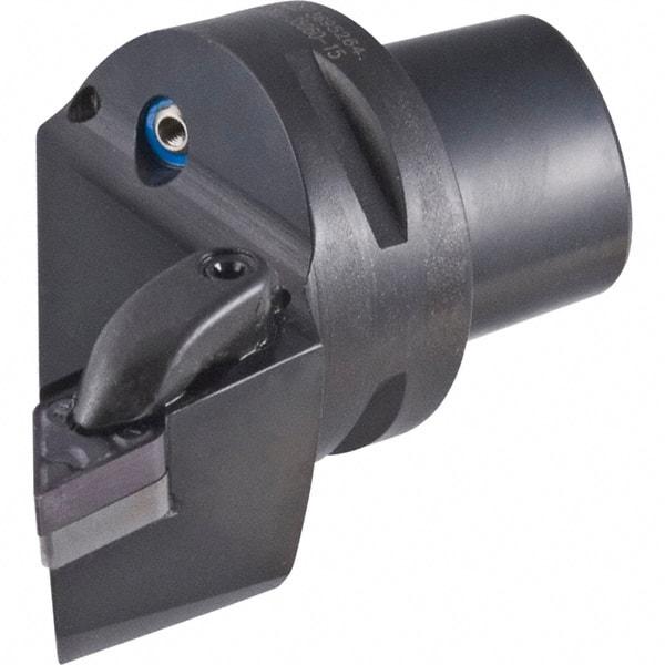 Iscar - Right Hand Cut, Size HSK A63, WN.. Insert Compatiblity, Internal or External Modular Turning & Profiling Cutting Unit Head - 35mm Ctr to Cutting Edge, 110mm Head Length, Through Coolant, Series Multi-Wedge - Exact Tool & Supply