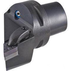 Iscar - Right Hand Cut, Size HSK A63, WN.. Insert Compatiblity, Internal or External Modular Turning & Profiling Cutting Unit Head - 35mm Ctr to Cutting Edge, 110mm Head Length, Through Coolant, Series Multi-Wedge - Exact Tool & Supply
