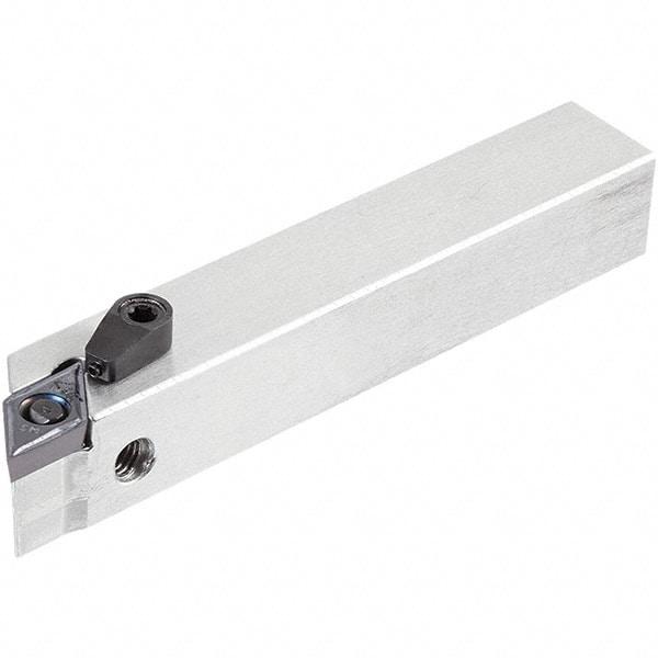 Iscar - PDAC, Left Hand Cut, 90° Lead Angle, 0.62" Shank Height x 0.62" Shank Width, Neutral Rake Indexable Turning Toolholder - 4" OAL, DC..070.. Insert Compatibility, Series Isoturn - Exact Tool & Supply