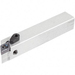 Iscar - PDAC, Left Hand Cut, 90° Lead Angle, 0.62" Shank Height x 0.62" Shank Width, Neutral Rake Indexable Turning Toolholder - 4" OAL, DC..070.. Insert Compatibility, Series Isoturn - Exact Tool & Supply