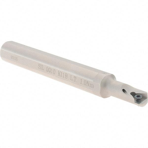 Iscar - Internal Thread, Left Hand Cut, 16mm Shank Width x 16mm Shank Height Indexable Threading Toolholder - 125mm OAL, 11IL.. Insert Compatibility, SI Toolholder, Series IscarThread - Exact Tool & Supply