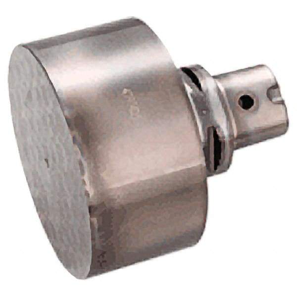 Iscar - Modular Connection, 120mm Diameter, Tool Holder Blank - 129mm Projection Flange to Nose End, 160mm Projection Gage Line to Nose End - Exact Tool & Supply