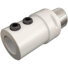 Iscar - 63/64" Bore Diam, 60mm Body Diam x 85mm Body Length, Boring Bar Holder & Adapter - 0.4724" Screw Thread Lock, 60mm Bore Depth - Exact Tool & Supply