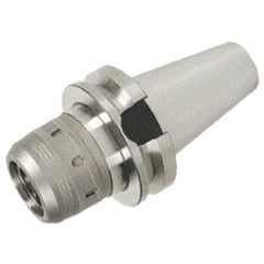 Iscar - BT50 Taper Shank, 32mm Hole Diam x 2.7165" Nose Diam Milling Chuck - 5.315" Projection, 0.0001" TIR, Through-Spindle & DIN Flange Coolant, - Exact Tool & Supply