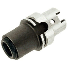 Iscar - 2mm to 20mm Capacity, 81mm Projection, HSK63A Hollow Taper, ER32 Collet Chuck - 0.0001" TIR, Through-Spindle - Exact Tool & Supply