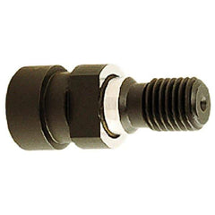 Iscar - DIN69871-40 Taper, M16x2 Thread, 15° Angle Radius, Standard Retention Knob - 2.0866" OAL, 0.8307" Knob Diam, 63/64" from Knob to Flange - Exact Tool & Supply