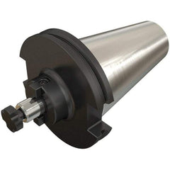 Iscar - DIN69871-50 Taper Shank 32mm Pilot Diam Shell Mill Holder - 370mm Flange to Nose End Projection, 78mm Nose Diam, Through-Spindle Coolant - Exact Tool & Supply