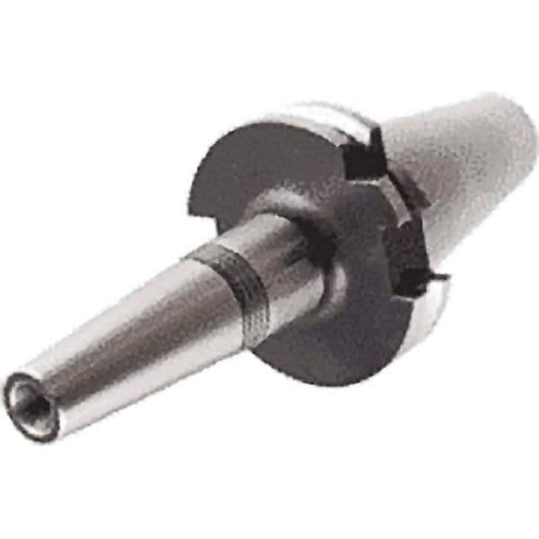 Iscar - 6mm Hole Diam, DIN69871-40 Taper Shank Shrink Fit Tool Holder & Adapter - 104.1mm Projection, 11mm Nose Diam, 24mm Clamping Depth, 25,000 RPM, Through Coolant - Exact Tool & Supply