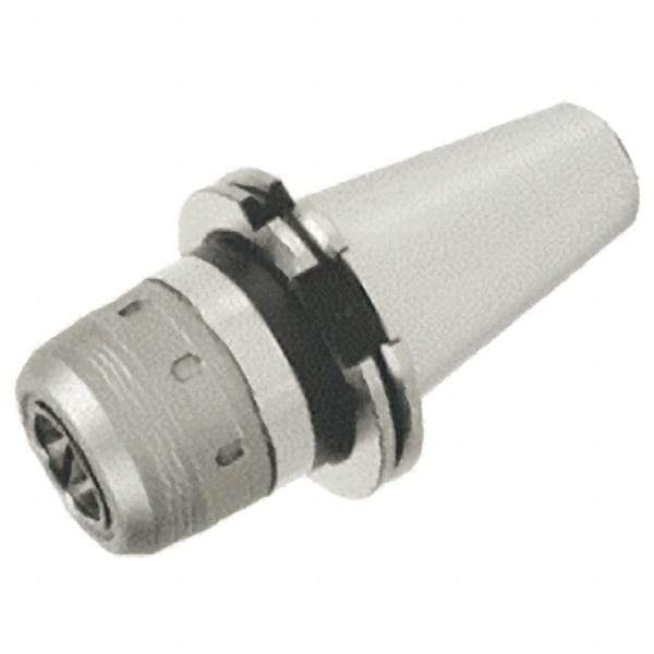 Iscar - CAT50 Taper Shank, 1-1/4" Hole Diam x 2.717" Nose Diam Milling Chuck - 5.315" Projection, 0.0001" TIR, Through-Spindle & DIN Flange Coolant, - Exact Tool & Supply