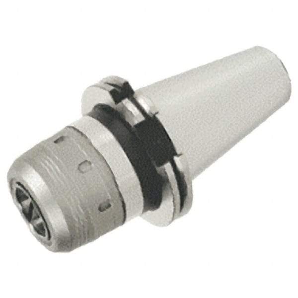 Iscar - DIN69871-50 Taper Shank, 20mm Hole Diam x 2" Nose Diam Milling Chuck - 4.1339" Projection, 0.0001" TIR, Through-Spindle & DIN Flange Coolant, - Exact Tool & Supply
