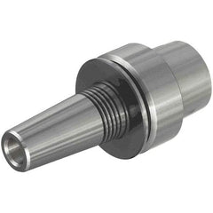 Iscar - 3mm Hole Diam, HSK50E Taper Shank Shrink Fit Tool Holder & Adapter - 106mm Projection, 10mm Nose Diam, 16mm Clamping Depth, 25,000 RPM, Through Coolant - Exact Tool & Supply