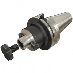 Iscar - BT50 Taper Shank 22mm Pilot Diam Shell Mill Holder - 220mm Flange to Nose End Projection, 48mm Nose Diam, Through-Spindle & DIN Flange Coolant - Exact Tool & Supply