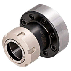 Iscar - 2mm to 20mm Capacity, 75mm Projection, Straight Shank, ER32 Collet Chuck - 85mm OAL, 35mm Shank Diam - Exact Tool & Supply