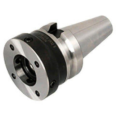 Iscar - BT40 Outside Taper, D70 Inside Modular Connection, BT to FINEFIT Taper Adapter - 55mm Projection, 70mm Nose Diam, Through Coolant - Exact Tool & Supply