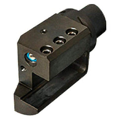 Iscar - Right Hand Cut, C8 Modular Connection, Square Shank Lathe Modular Clamping Unit - Through Coolant - Exact Tool & Supply