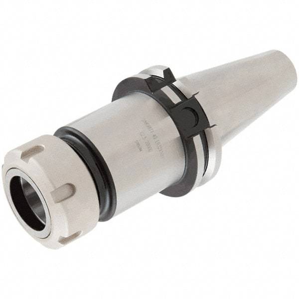 Iscar - 1mm to 16mm Capacity, 100mm Projection, DIN69871-50 Taper Shank, ER25 Collet Chuck - 0.0001" TIR, Through-Spindle & DIN Flange Coolant - Exact Tool & Supply