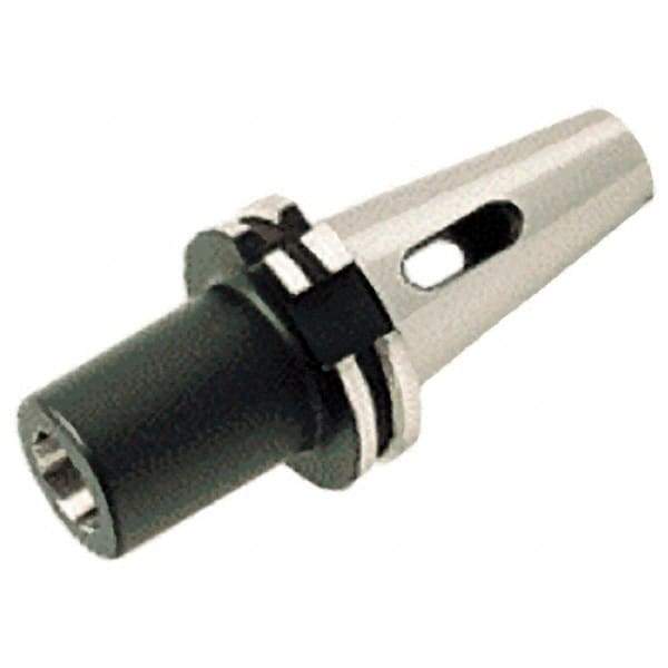 Iscar - DIN69871-40 Outside Taper, 4MT Inside Taper, DIN69871 to Morse Taper Adapter - 95mm Projection, 48mm Nose Diam, 0.0002" TIR - Exact Tool & Supply