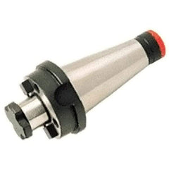 Iscar - DIN2080-50 Taper Face Mill Holder & Adapter - 1.5748" Pilot Diam, 1.063" Arbor Length, M12 Mount Hole, 0.000197" TIR - Exact Tool & Supply