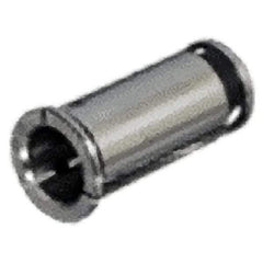 Iscar - 3mm ID x 12mm OD, 0.6299" Head Diam, Sealed Hydraulic Chuck Sleeve - Steel, 1-3/4" Length Under Head - Exact Tool & Supply