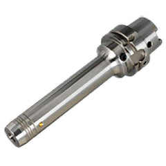 Iscar - HSK63A Taper Shank, 12mm Hole Diam, Hydraulic Tool Holder/Chuck - 29mm Nose Diam, 150mm Projection, 47mm Clamp Depth, 15,000 RPM, Through Coolant - Exact Tool & Supply