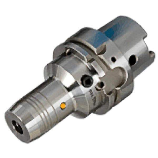 Iscar - HSK63A Taper Shank, 8mm Hole Diam, Hydraulic Tool Holder/Chuck - 25mm Nose Diam, 80mm Projection, 37mm Clamp Depth, 15,000 RPM, Through Coolant - Exact Tool & Supply