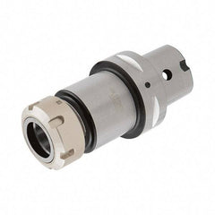Iscar - 1mm to 13mm Capacity, 100mm Projection, Modular Connection, ER20 Collet Chuck - 0.0001" TIR, Through-Spindle - Exact Tool & Supply